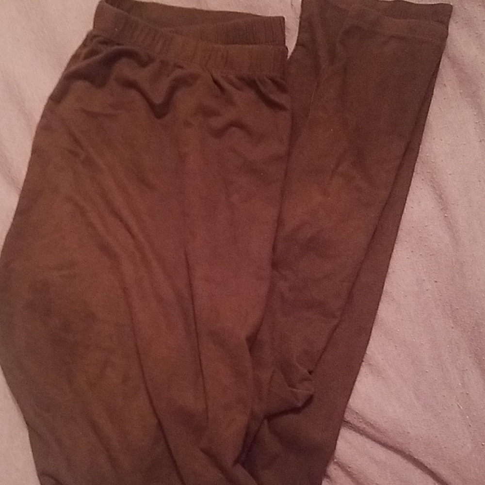 Brown leggings